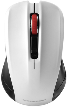Bezprzewodowa mysz Modecom MC-M9.1 biała (M-MC-0WM9.1-200)