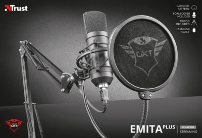 Mikrofon Trust GXT 252 Emita Plus Mikrofon (22400)