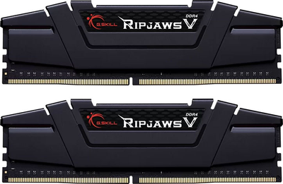 RAM G.Skill DDR4-4400 16384MB PC4-35200 (Kit of 2x8192) Ripjaws V Black (F4-4400C18D-16GVKC)