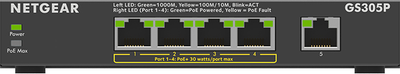 Комутатор Netgear GS305P (GS305P-200PES)