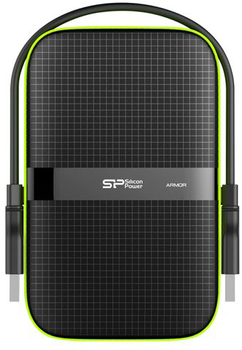 Жорсткий диск Silicon Power Armor A60 1TB 2.5 USB 3.2 Green-Black (SP010TBPHDA60S3K)