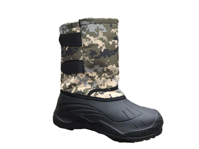 Теплі гумові чоботи водо-брудо захисні для ЗСУ камуфляжні черевики військові 42