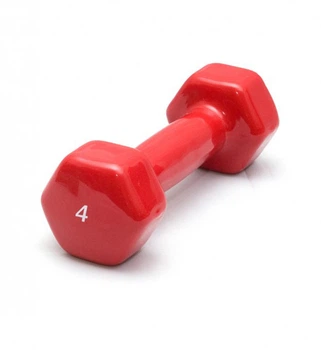 Гантели для аэробики в виниловой оболочке FOREMAN 1.8 кг (пара) (FM-IVD-4lb-red), красный