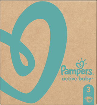 Pieluchy Pampers Active Baby Rozmiar 3 (Midi) 6-10 kg 208 szt. (8001090910745)