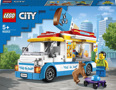 Zestaw klocków LEGO City Great Vehicles Furgonetka z lodami 200 elementów (60253)
