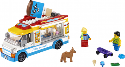 Zestaw klocków LEGO City Great Vehicles Furgonetka z lodami 200 elementów (60253)