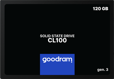 Dysk SSD Goodram CL100 Gen.3 120GB 2.5" SATA III 3D NAND TLC (SSDPR-CL100-120-G3)