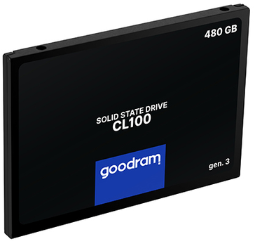 Goodram SSD CL100 Gen.3 480GB 2.5" SATA III 3D NAND TLC (SSDPR-CL100-480-G3)