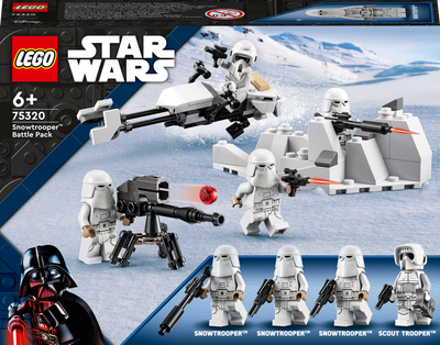 Zestaw klocków LEGO Star Wars Zestaw bitewny ze szturmowcem śnieżnym 105 elementów (75320)
