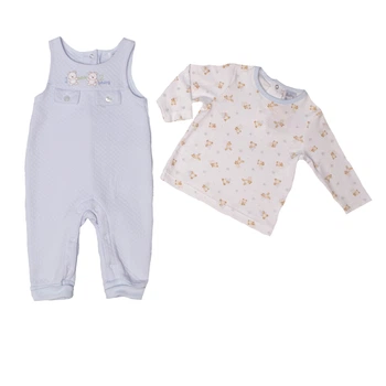 Костюм с полукомбинезоном для мальчика Hawk Kids J25057 62 см Голубой