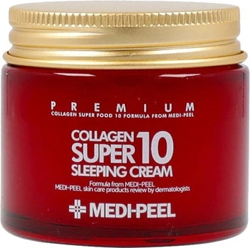 Омолаживающий ночной крем для лица с коллагеном Medi-Peel Collagen Super 10 Sleeping Cream 70 мл