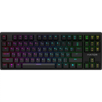 Клавіатура дротова HATOR Rockfall EVO Black TKL Kailh Optical (HTK-630)