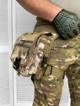 Тактическая Сумка поясная на ногу SWAT \ армейская сумка на ногу / Тактическая сумка на ногу