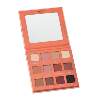 Палетка, палітра тіней 12 кольорів Glam Up Make Up Farmasi, 12 г