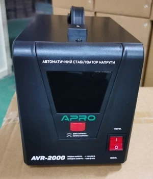 Стабілізатор напруги релейний AVR-2000, 1600Вт APRO