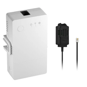 Wi-Fi вимикач Sonoff (TH16) TH R320 з датчиком температури і вологості TS01 20А