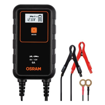 Зарядний пристрій для акумуляторів OSRAM BATTERYcharger 906 6/12V 6A OEBCS906 (06058)