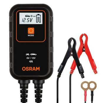 Зарядний пристрій для акумуляторів OSRAM BATTERYcharger 904, 6V - 12V, 4A*ч OEBCS904 (06059)