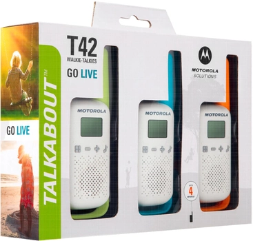 Рация Motorola Talkabout T42 Triple Pack (B4P00811MDKMAW)
