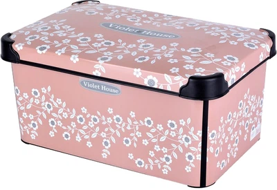 Кошик Violet House 0646 PINK FLOWER 5 л (0646 PINK FLOWERc/кр. 5 л)