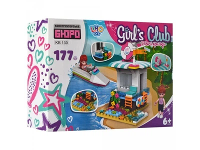 Конструктор Limo Toy спасательная станция, лодка 177дет (KB130)