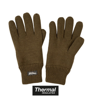 Рукавиці тактичні зимові рукавички Kombat UK Thermal Gloves Uni оливковий (SK-kb-tg-olgr)