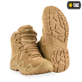 Ботинки тактические M-Tac замшевые обуви для военнослужащих Alligator 40 койот (SK-30801005-40)