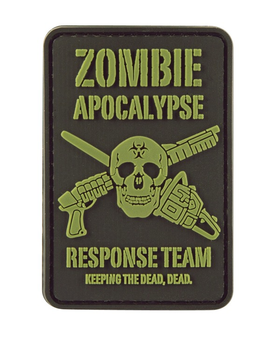 Шеврон/патч для военнослужащих KOMBAT UK Zombie Apocalypse Patch 50x73мм (SK-kb-zap)