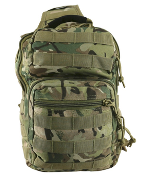 Рюкзак тактичний армійський військовий KOMBAT UK однолямковий мультікам 10л (SK-kb-mmrsb-btp)