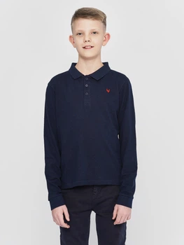Детское поло с длинным рукавом Minoti 11POLO 2 37221JNR 98-104 см Темно-синее (5059030921880)