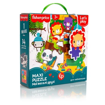 Пазлы MAXI Vladi toys Мои веселые друзья (VT1711-10)
