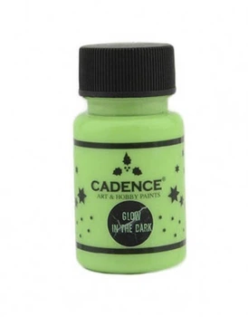Краска акриловая светящаяся в темноте "Glow In The Dark" Cadence, зеленый, 50 мл