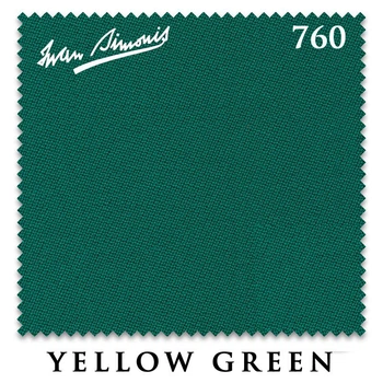 Бильярдное сукно Iwan Simonis 760 195 см Yellow Green