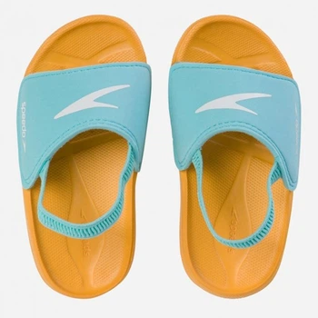 Шльопанці Speedo LEARN TO SWIM SLIDE IU блакитний, помаранчевий Діт 21,5 8-11299D719 21,5