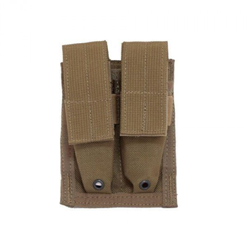 Підсумок Flyye Molle Double 9mm Mag Pouch Coyote brown