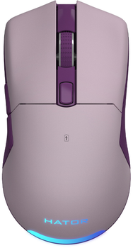 Мышка Hator Pulsar Wireless Lilac (HTM-317) USB