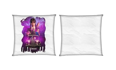 Подушка Wednesday 18 квадратная двухсторонняя стандарт 35 х 35 см - MyTee