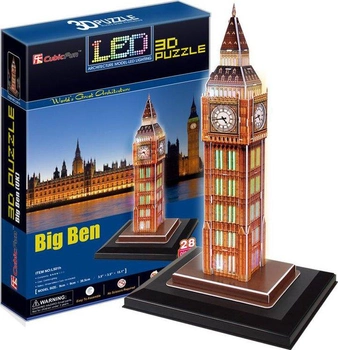 Puzzle 3D CubicFun Big Ben LED (L501h)