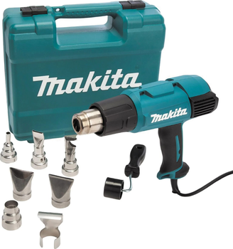 Фен технический Makita HG6531CK (2000 Вт, 50-600 ºC, 200-500 л/мин)