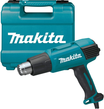Фен технический Makita HG6031VK (1800 Вт, 50-600 ºC, 250-500 л/мин)
