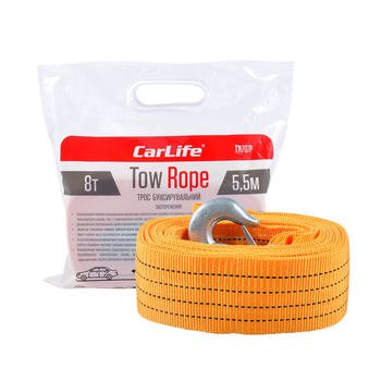 Трос буксировочный CarLife (TR707/P) 8т 5,5м