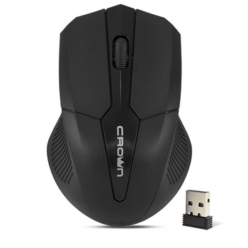 Мышь Crown CMM-333W black wireless
