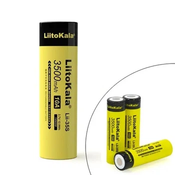 Акумулятор 18650 високотоковий Li-ion 3.7В 3500мАч 10А Liitokala Lii-35S (116358)