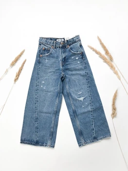 Джинсы ZARA 116 см синий артикул Л341