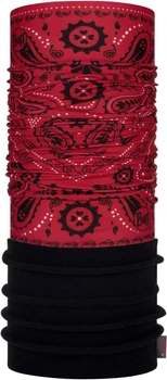 Шарф-труба Buff Polar, New Cashmir Red Чорний-Червоний