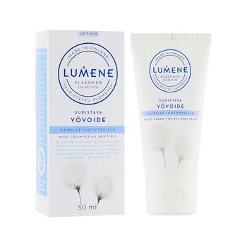 Поживний нічний крем для всіх типів шкіри Lumene 50 мл (5302600813333)