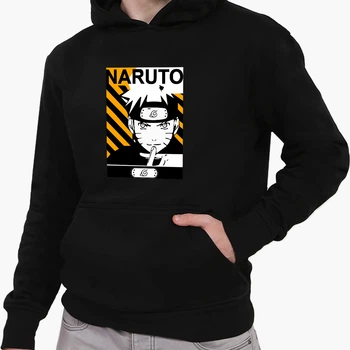 Детский худи Наруто Узумаки (Naruto Uzumaki) Черный (9298-3041-6) 116 см