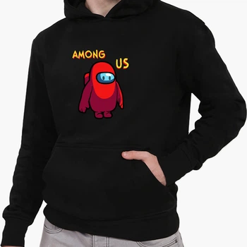 Дитячий худі Амонг Ас (Among Us) Чорний (9298-2411-8) 140 см