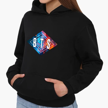 Детский худи БТС (BTS) Черный (9298-1062) 116 см