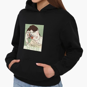 Детский худи БТС (BTS) Черный (9298-3262) 128 см